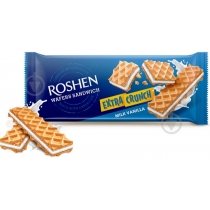 Вафлі Roshen Wafers Sandwich Crunch ваніль ККФ 142г /15шт