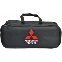 Сумка-органайзер в багажник Mitsubishi чорна 1 відділ розмір 45,5 х 18 х 18,5 см