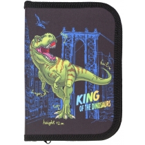 Пенал 1-яр.,пустий,"King of the Dinosaurs", 210/70D PL, 23001С, CLASS