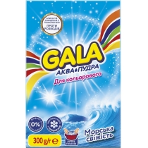 Пральний порошок Gala Аква-Пудра Морська свіжість для кольорових речей 300 г Ручне прання