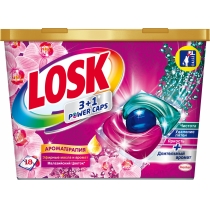 Капсули для прання Losk ефірні масла та аромат Малазійська квітка, 18шт