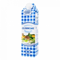 Молоко "Селянське" , Особливе  950 г 2,5 % жирність