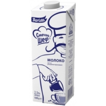 Молоко ультрапастеризоване ТМ "Смачно Шеф" Barista 1000 г 2,5 % жирність