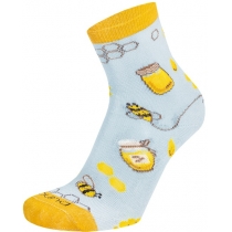 Шкарпетки дитячі  демісезонні бавовняні "Бджілки" DUNA 4061; 16-18; світло-голубий