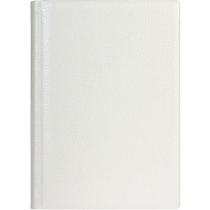 Щоденник недатований, ARMONIA, кремовий блок, лінія, білий металік, А5