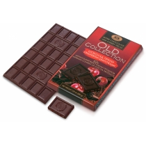 Шоколад "OLD COLLECTION" гіркий з вишневими шматочками  200 гр