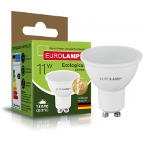 Лампа ЕКО EUROLAMP LED серія "P" MR16 11W GU10 3000K (50)