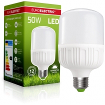 Лампа EUROELECTRIC LED надпотужна Plastic 50W E40 6500K (20)