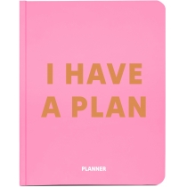 Блокнот для планування "I HAVE A PLAN" рожевий