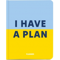 Блокнот для планування  "I HAVE A PLAN" блакитно - жовтий