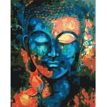Набір, техніка акриловий живопис за номерами, "Колір медитації", 40*50 см