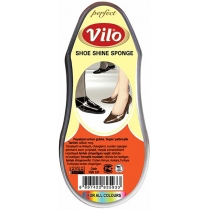 Спонж ТМ Vilo міні з кремом-блиском для взуття, безбарвний (96) VMS 120-399