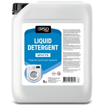 Рідкий пральний засіб для білих речей до пральної машини Liquid Detergent White ТМ Erso, 5 л