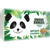Серветки ТМ Сніжна панда 400шт 24*24 білі 1ш