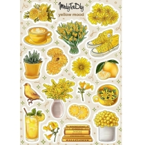 Стікер лист з наклейками "MriyTaDiy, модель "Yellow Mood"