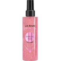 Жіночий парфумований спрей для тіла та волосся  ТМ La Rive sparkling rose glittery 200 мл