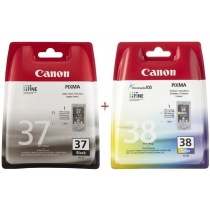 Комплект струменевих картриджів Canon Pixma iP1800/iP2600 PG-37/CL-38 Black/Color (Set37)