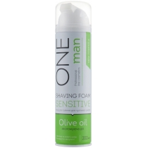 Піна для гоління "OneMan  з оливковою олією для чутливої шкіри" 200мл