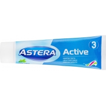 Зубна паста  Astera Active 3 (Потрійна дія) 150 мл.