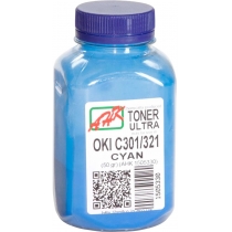 Тонер АНК для OKI C301/321 бутль 50г Cyan (1505330)