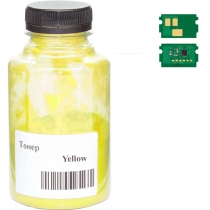 Тонер + чіп АНК для Kyocera Mita ECOSYS P5021/P5521, TK-5220 бутль 30г Yellow (3203559)