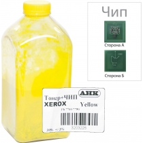Тонер+девелопер+чіп АНК для Xerox Phaser 7750/7760 бутль 395г Yellow (3203225)
