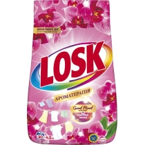 Порошок для прання ТМ Losk Ефірні масла та аромат Малазійської квітки, 4,5 кг
