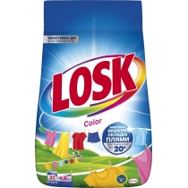 Порошок для прання ТМ Losk, автомат, для кольорових речей, 4,8 кг, 32 цикли прання