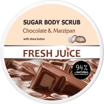 Цукровий скраб для тіла Fresh Juice Chocolate&Мarzipan 225 мл