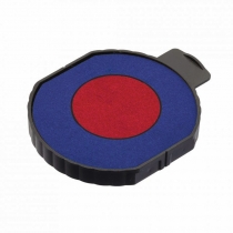 Подушка змінна для  TRODAT для 52040 двокольорова, синьо-червона