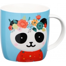Чашка Ardesto Panda, 350мл, порцеляна, багатокольоровий