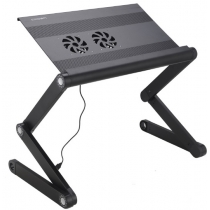 Столик для ноутбука охолоджуючий Crown CMLS-100 BLACK
