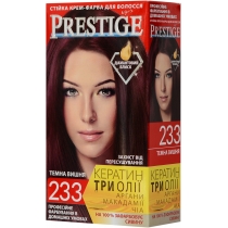 Крем-фарба №233 для волосся vip`s Prestige Темна вишня 100мл