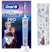 Електрична зубна щітка ТМ Oral-B Kids (3+років) D103.413.2KX Frozen типу 3708+дорожній чохол