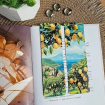 Закладка для книг MriyTaDiy, art bm-27, модель "Лимонний сад"
