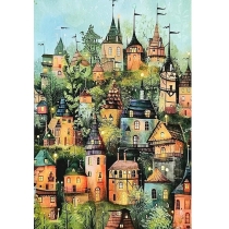 Художня листівка MriyTaDiy, модель 25 "Казкове містечко"
