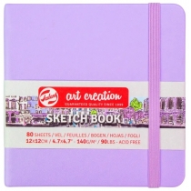 Блокнот для графіки Talens Art Creation 140г/м2, 12*12см, 80л., Pastel Violet, Royal Talens