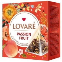 Чай чорний Lovare Пристрасний фрукт, 15шт х 2 г