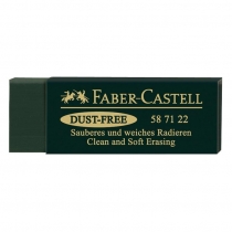 Гумка FABER-CASTELL DUST-FREE  вінілова темно - зелена