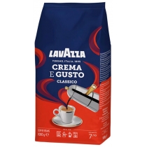 Кава в зернах Lavazza Crema e Gusto Classico пакет 1 кг