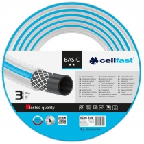 Шланг садовий Cellfast BASIC 3/4' 50м 3 шари до 25бар -20…+60°C