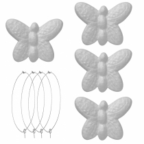 Пінопластові заготовки SANTI "Метелики" 4 шт/уп., 8 см