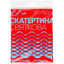 Скатертина поліетиленова ТМ "Добра Господарочка" Святкова 150 х 120 см 50 мкм