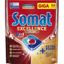 Капсули для посудомийної машини Somat Exellence 5-в-1 54 шт