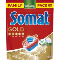 Таблетки для миття посуду в посудомийній машині Somat Gold Голд 120 таблеток