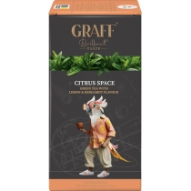 Чай зелений  у пакетиках (саше) "Citrus space" ТМ Graff ®, 30 г