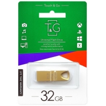 Флеш-драйв USB 32GB T&G металева серія 117 золото