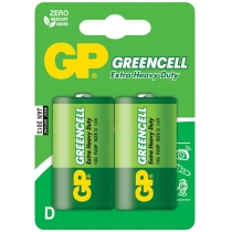 Батарейка GP Greencell R20D 2 штуки в упаковці