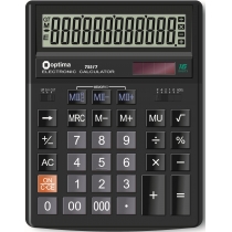 Калькулятор настільний Optima, 16 розрядів, розмір 200*154*36 мм