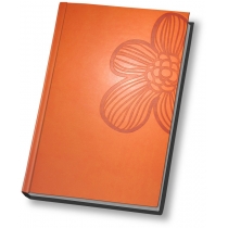 Щоденник напівдатований, А5, Vivella "Квітка", помаранчевий
